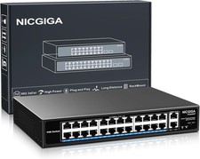 24 Port PoE Switch Unmanaged