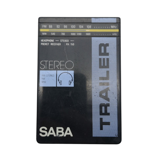 Saba trailer rx150 mw - rx150, mw/fm