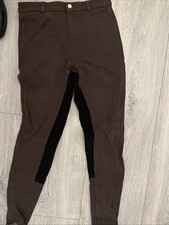 Pfiff Reithose, braun-schwarz