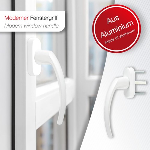 Fenstergriff mit raster - 45°,