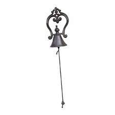 Manuell schüttelnde Speiseglocke, dekorative Außenglocke aus Metall,