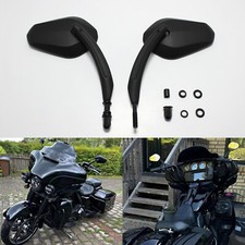 Schwarz Motorrad Spiegel