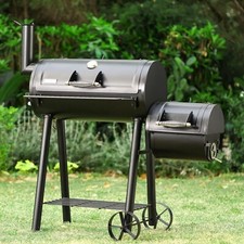 Outdoor Charcoal Grill Offset