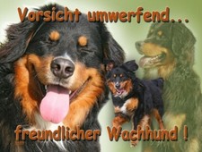 BERNER SENNENHUND Metallschild