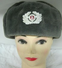 NVA Wintermütze Offizier Gr. 55 Fasching Karneval Uniform DDR NVA Schirmmütze 