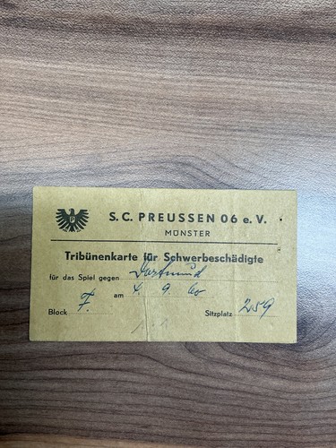 Ticket eintrittskarte preussen - ticket,