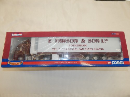 Corgi volvo box trailer - box,