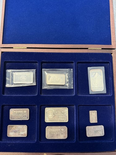 Silberbarren sammlung konvolut - silberbarren, sammlung/konvolut