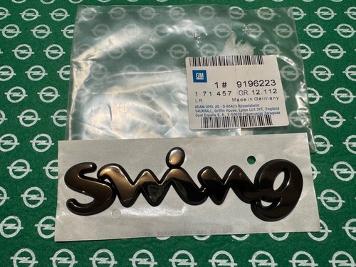 Opel corsa schriftzug swing - opel,