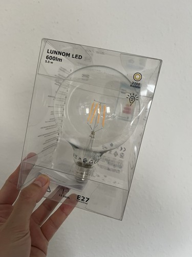 Ikea lunnom led e27 - led,