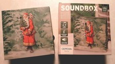 Weihnachtliche Soundbox 12x12 mit Bewegungsmelder Advent Weihnachtsmann Musik 