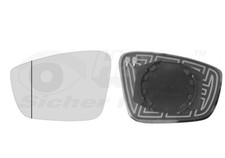 VAN WEZEL Spiegelglas Außenspiegel HAGUS 5701837 für SKODA UP SEAT VW asphärisch