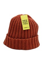 MUJI Herren Mütze M Orange