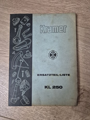 Kramer ersatzteilliste 250 - kl,