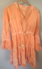 BoHo Bollywood Kleid Orange