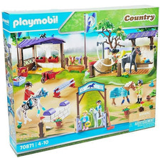 Playmobil Country Reitturnier mit Pferdewaschplatz 70871 Neu & OVP Reitstall