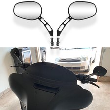 Schwarz Motorrad Rückspiegel