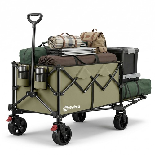 Bollerwagen faltbar xxl 250l - bollerwagen,