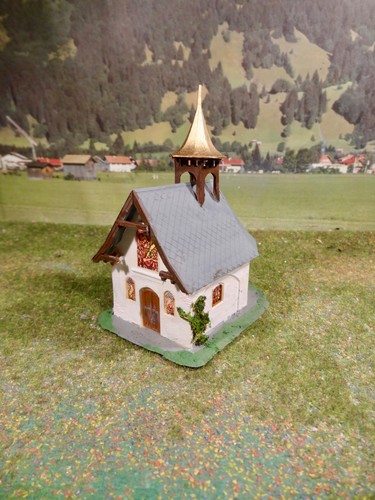 Bergkapelle für modellbahn - h0,