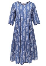 Boho Sommerkleid, bedrucktes