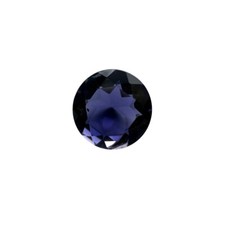 Iolith blau-violett min. 5 mm Rundschliff ca. 0,37 Karat unbehandelt natürlich