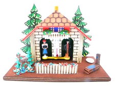 Schwarzwälder Wetterhaus Schwarzwald Wetterhäuschen Gartendeko Außenthermometer