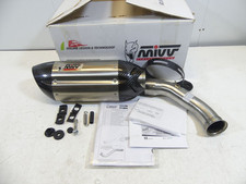 KTM Duke 125/390 Auspuff MIVV Silber/Carbon MM0562