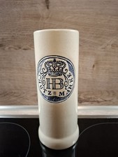 Steinkrug HB Hofbräu Schutzmarke hoch Humpen Bier Krug