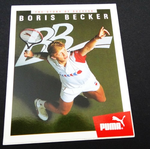 Werbe aufkleber boris becker - werbe-aufkleber,