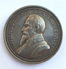Frankreich Medaille Olivier de Serres Seigneur du Pradel Landwirtschaft und Gar