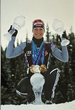 Magdalena Neuner signiert Foto Olympia Autogramm Unterschrift Signed (29)