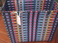 Overbeck&Friends Korbtasche Lou,Farbe blau,Gr.42x26x32 cm