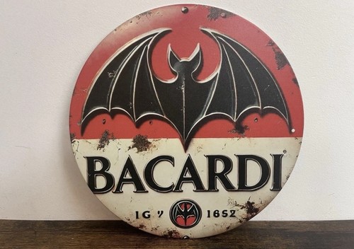 Bacardi blechschild 20cm rum - bacardi,