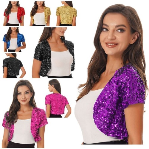 Damen bolero jacke kurzarm - damen,