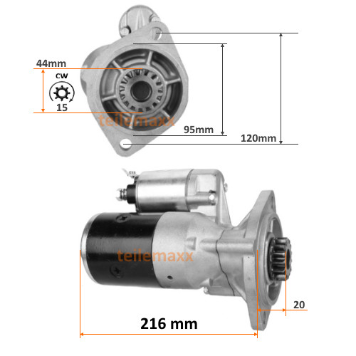 Anlasser für yanmar - anlasser,