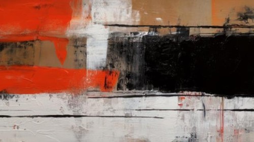 Wandbild der abstrakte - der,