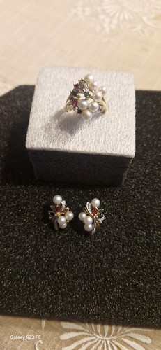 585 gelbgold set - set, ring