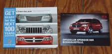 2007 Chrysler Jeep Cherokee Dodge Nitro ++ Pressemappe CD Prospekt brochure