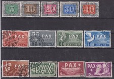 Schweiz Pax-satz Nr.447-59