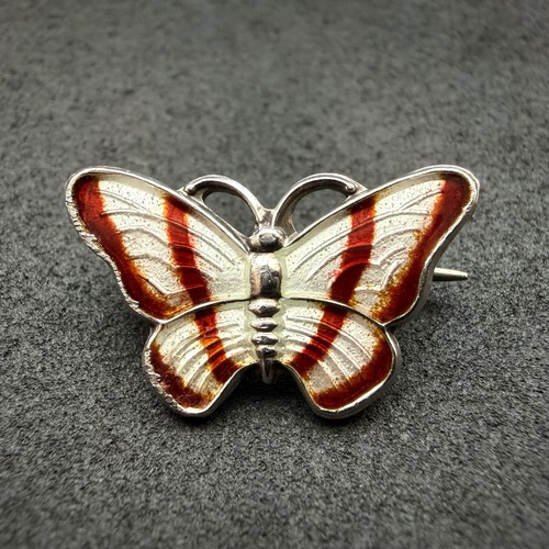 Vintage schmetterling brosche - schmetterling,