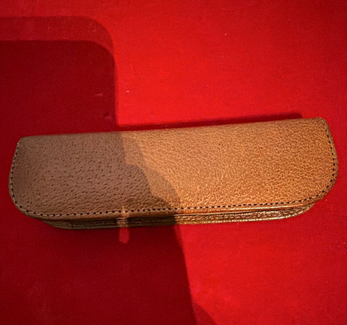 Federmappe kunstleder braun - kunstleder,