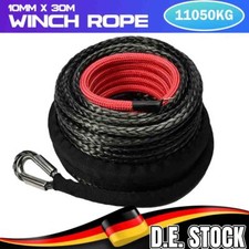 12000kg/24500LBS Windenseil Synthetisch Seilwinde Forstseil Kunststoffseil #FC