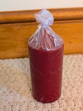 4 neue dunkelrote Kirchenkerzen 115/50 Einzeldocht, Valentinstag, Tischmitte