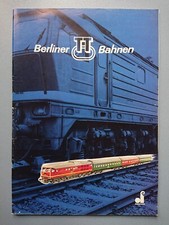 Katalog Modelleisenbahn Züge Loks Waggons Gleise Berliner Bahnen TT 70er Jahre