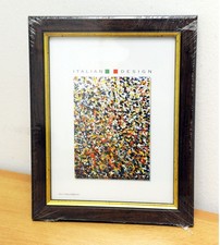 NOVOGLASS 2,8 Rahmen Holz Stil Nussbaum Antik 15 X 20 CM. Neu