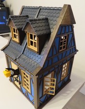 SC293 PLAYMOBIL ® das blaue Fachwerkhaus ohne OVP