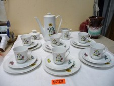 9729. Kaffeeservice Set Tassen