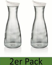 Karaffe 1 Liter Deckel weiß 2