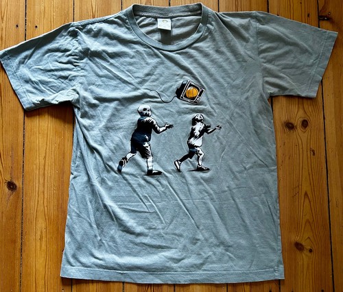 Shirt grau männer banksy - männer,