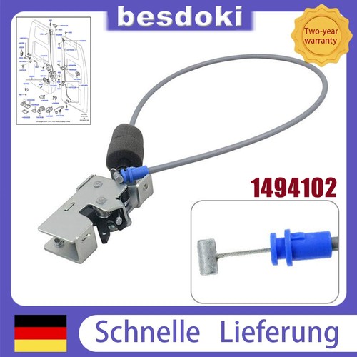Türschloss mit kabel unten - mit,